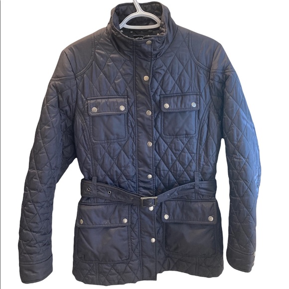 Banana Republic light winter coat with belt - Picture 1 of 14